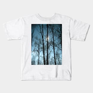 Time Reflection in Blue Kids T-Shirt